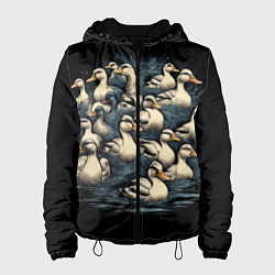 Женская куртка Утки в пруду