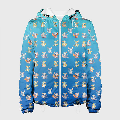 Женская куртка Самый милый дракон / 3D-Белый – фото 1