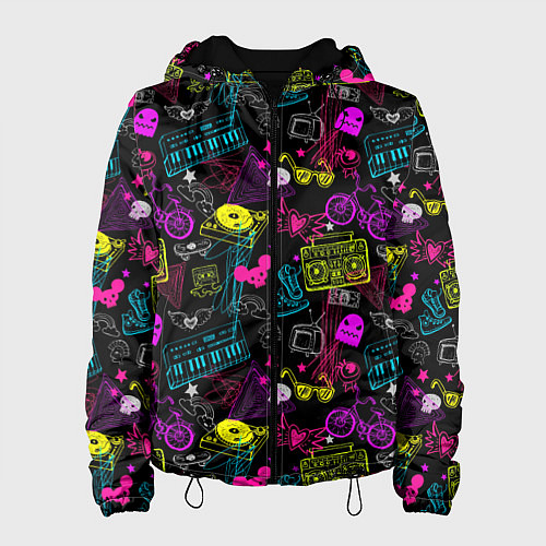 Женская куртка Music sound / 3D-Черный – фото 1