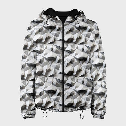 Женская куртка Камни / 3D-Черный – фото 1