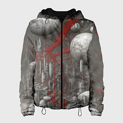 Женская куртка Биотехнический городской пейзаж