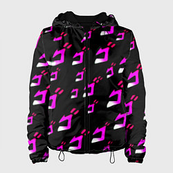 Женская куртка JoJos Bizarre neon pattern logo