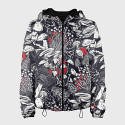 Женская куртка Разные грибы