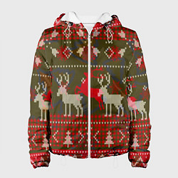 Женская куртка Рождественский орнамент