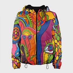 Женская куртка Психоделика и третий глаз