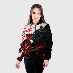 Куртка с капюшоном женская Tokyo Dragon, цвет: 3D-черный — фото 2