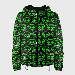 Куртка с капюшоном женская Super alien, цвет: 3D-черный