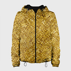 Женская куртка Золотой волнистый с переливами