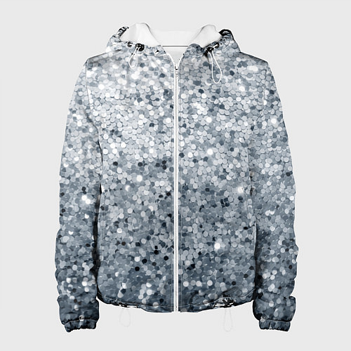 Женская куртка Серебряный гламур / 3D-Белый – фото 1