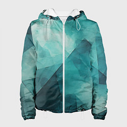 Женская куртка Гранжевая бирюза