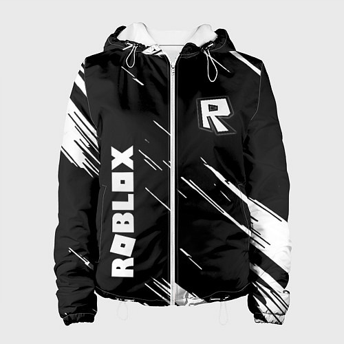 Женская куртка Roblox текстура краски / 3D-Белый – фото 1