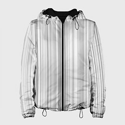 Женская куртка Полосатая рябь белый