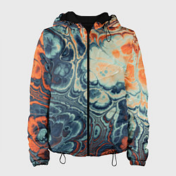 Женская куртка Абстрактный разноцветный узор