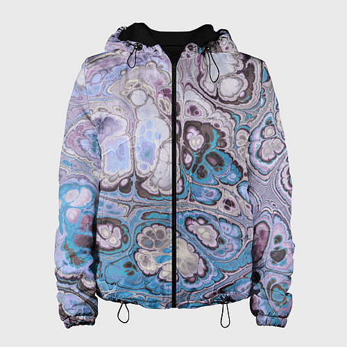 Женская куртка Абстрактный узор / 3D-Черный – фото 1