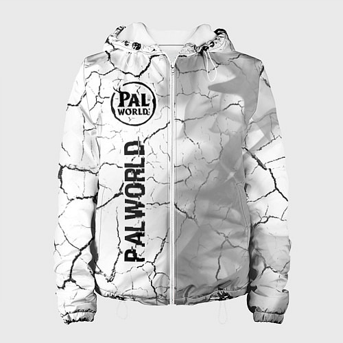 Женская куртка Palworld glitch на светлом фоне по-вертикали / 3D-Белый – фото 1