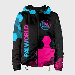 Женская куртка Palworld - neon gradient вертикально