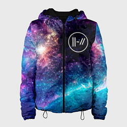 Куртка с капюшоном женская Twenty One Pilots space rock, цвет: 3D-черный