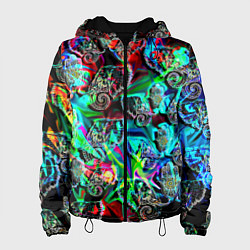 Женская куртка Слоники в орнаменте