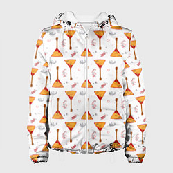 Женская куртка Узор из музыкальных инструментов балалаек