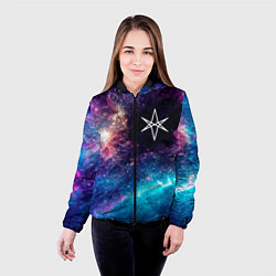Куртка с капюшоном женская Bring Me the Horizon space rock, цвет: 3D-черный — фото 2