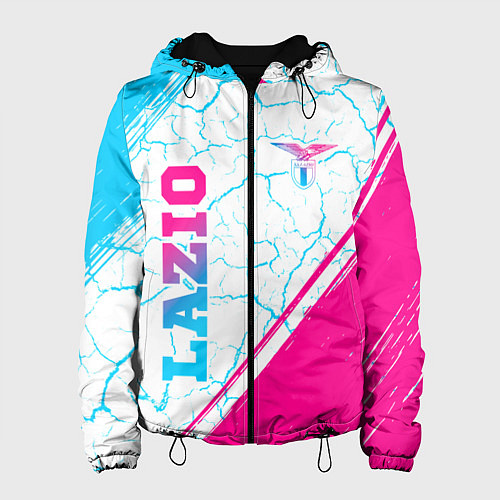 Женская куртка Lazio neon gradient style вертикально / 3D-Черный – фото 1