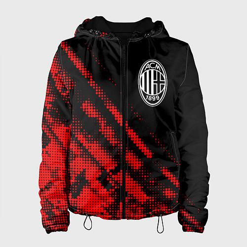 Женская куртка AC Milan sport grunge / 3D-Черный – фото 1