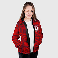 Куртка с капюшоном женская Chelsea отпечатки, цвет: 3D-черный — фото 2