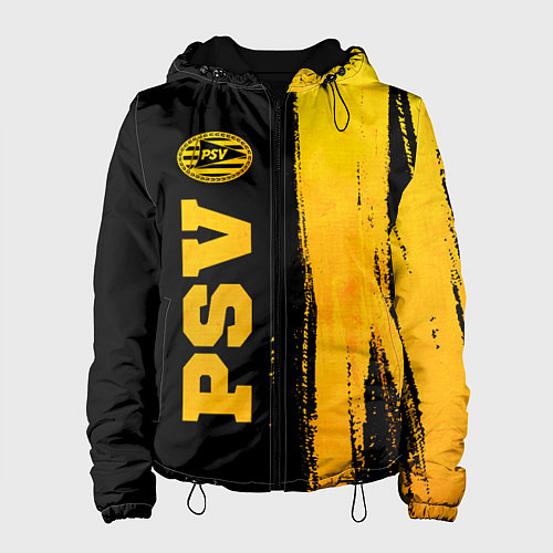 Женская куртка PSV - gold gradient по-вертикали / 3D-Черный – фото 1