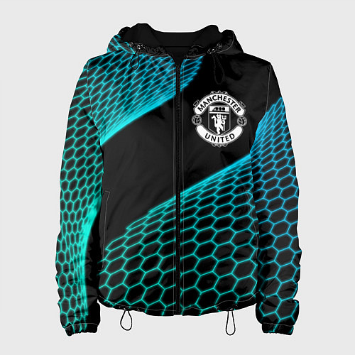 Женская куртка Manchester United football net / 3D-Черный – фото 1