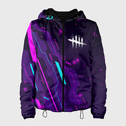 Куртка с капюшоном женская Dead by Daylight neon gaming, цвет: 3D-черный
