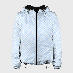 Женская куртка Паттерн бело-голубой