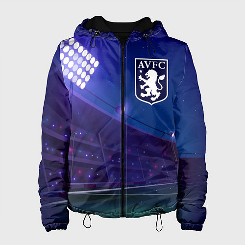 Женская куртка Aston Villa ночное поле / 3D-Черный – фото 1