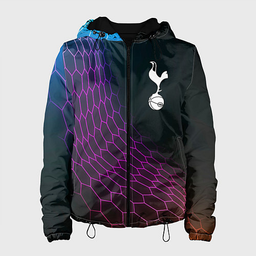Женская куртка Tottenham футбольная сетка / 3D-Черный – фото 1