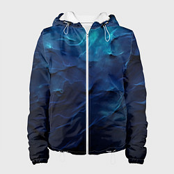 Женская куртка Абстрактные волны глубины