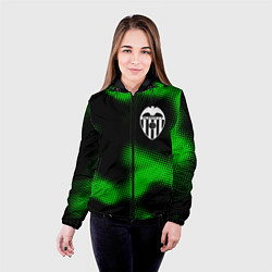 Куртка с капюшоном женская Valencia sport halftone, цвет: 3D-черный — фото 2