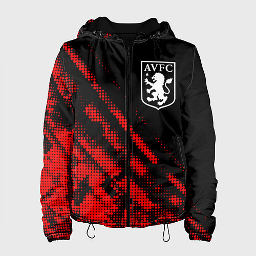 Женская куртка Aston Villa sport grunge / 3D-Черный – фото 1