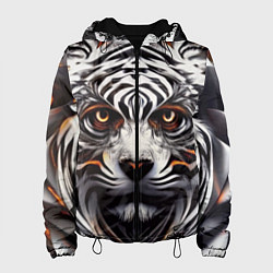 Женская куртка Абстракция: тигр