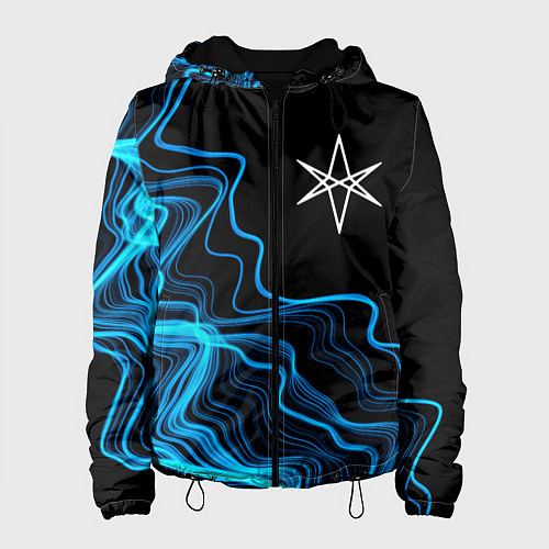 Женская куртка Bring Me the Horizon sound wave / 3D-Черный – фото 1