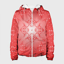Женская куртка Красный симметричный узор