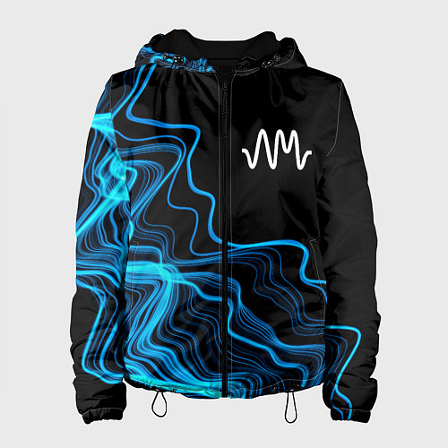Женская куртка Arctic Monkeys sound wave / 3D-Черный – фото 1