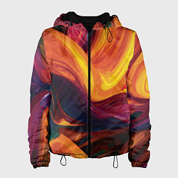 Женская куртка Цветная абстракция colorful