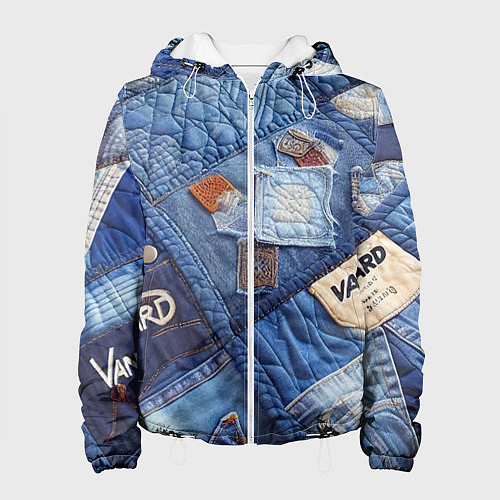 Женская куртка Vanguard jeans patchwork - ai art / 3D-Белый – фото 1