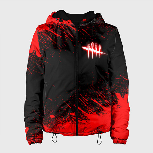 Женская куртка Dead by daylight огненный / 3D-Черный – фото 1