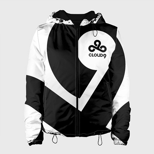 Женская куртка Cloud9 - black and white / 3D-Черный – фото 1