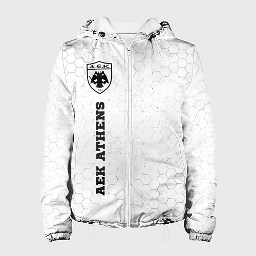Женская куртка AEK Athens sport на светлом фоне по-вертикали / 3D-Белый – фото 1