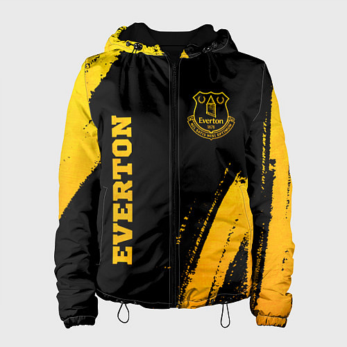 Женская куртка Everton - gold gradient вертикально / 3D-Черный – фото 1