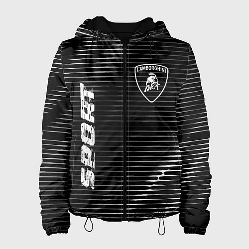 Женская куртка Lamborghini sport metal / 3D-Черный – фото 1