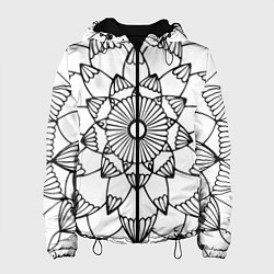 Женская куртка Мандала узор ракушка