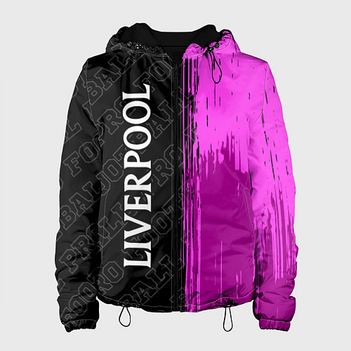 Женская куртка Liverpool pro football по-вертикали / 3D-Черный – фото 1
