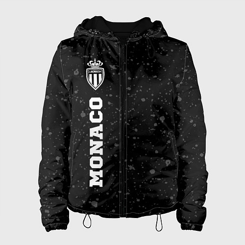 Женская куртка Monaco sport на темном фоне по-вертикали / 3D-Черный – фото 1